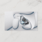 3d_abstrakt_white-1920x1080, Name, Adresse 1, A... Visitenkarte (Rückseite)