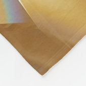 3D-abstrakte Kristall-Goldstruktur. Fleecedecke (Ecke)