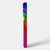3D Abstrakte Regenbogenkunst Case-Mate iPhone Hülle (Rückseite / Links)