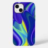3D Abstrakte Regenbogenkunst Case-Mate iPhone Hülle (Rückseite)