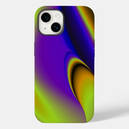 3D Abstrakte Regenbogenkunst Case-Mate iPhone Hülle (Rückseite)
