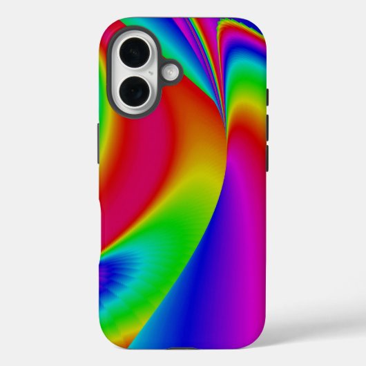 3D Abstrakte Regenbogenkunst Case-Mate iPhone Hülle (Rückseite)