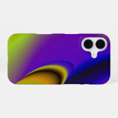 3D Abstrakte Regenbogenkunst iPhone 16 Hülle (Rückseite (Horizontal))