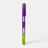 3D Abstrakte Regenbogenkunst iPhone 16 Hülle (Rechte Seite)