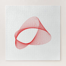 3D abstrakte rote Form