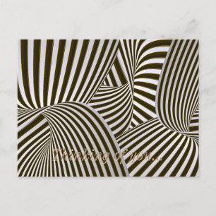 3D Abstraktes Denken Sie an Ihre Postkarte