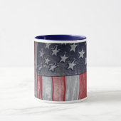 3D American Flag Tasse (Zentrum)