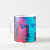 3d anaglyph effect. Covid-mutants. David Apollo. G Kaffeetasse (Vorderseite Links)