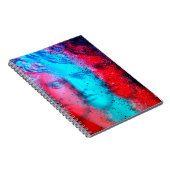 3D Anaglypheneffekt. Covid-Mutanten David Apollo.  Notizblock (Rechte Seite)