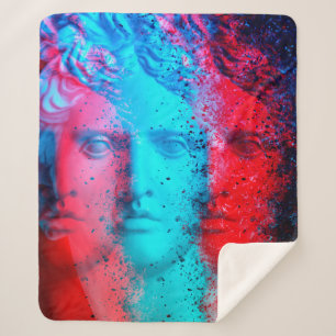 3D Anaglypheneffekt. Covid-Mutanten. David Apollo. Sherpadecke