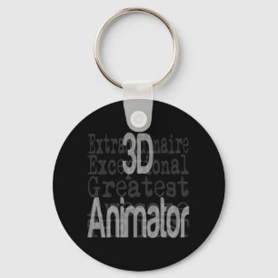 3D Animator Extraordinator Schlüsselanhänger