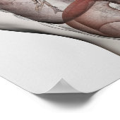 3D-Ansicht des männlichen Atemsystems Poster (Ecke)