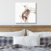 3D-Ansicht des weiblichen Atemsystems 2 Leinwanddruck (Insitu (Schlafzimmer))