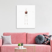 3D-Ansicht des weiblichen Atemsystems Leinwanddruck (Insitu (Wohnzimmer))