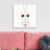 3D Ansicht des weiblichen Fortpflanzungssystems Leinwanddruck (Insitu (Wohnzimmer))