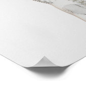 3D Ansicht des weiblichen Fortpflanzungssystems Poster (Ecke)