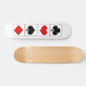 3D-Anzug für Spielkarten Skateboard (Horizontal)