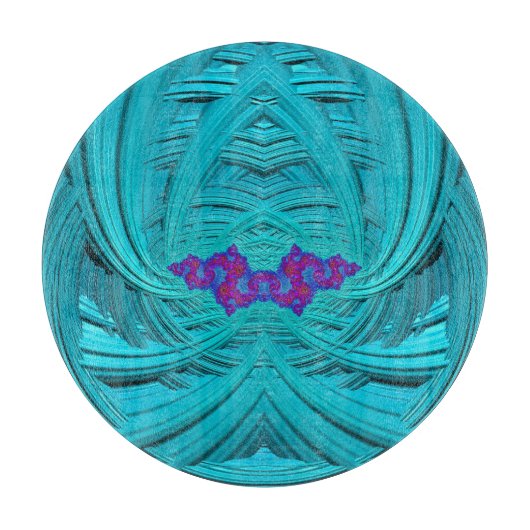 3D-Aqua, Lila und Blue-Originale Schneidebrett (Vorderseite)