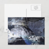 3D Art Pinguin Fantasy Postkarte (Vorne/Hinten)