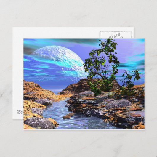 3d Art seeing is believing Postkarte (Vorne/Hinten)