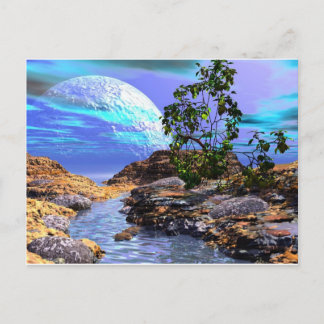 3d Art seeing is believing Postkarte