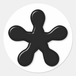 3d Asterisk Stickers