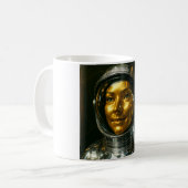 3D-Astronaut Kaffeetasse (Vorderseite Links)