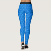 3d Atemberaubende Textur Muster in phantastischem Leggings (Rückseite)