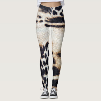 3d Atemberaubendes Tiermuster im Hyena-Skin-Design Leggings