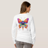 3D ATTRAKTIVER SCHALTFLY-DRUCKER T - SHIRT (Schwarz voll)