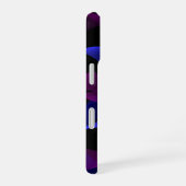 3D auf 2D geometrisches Zylinder iPhone 16 Hülle (Rechte Seite)