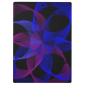 3D auf 2D Zylinder Ring Geometrische Klemmbrett (Rückseite)