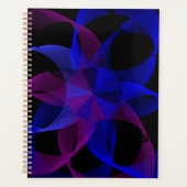 3D auf 2D Zylinder Ring Geometrischer Spiralplaner Planer (Vorderseite)