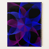 3D auf 2D Zylinder Ring Geometrischer Spiralplaner Planer (Rückseite)