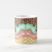 3D Aussehen gedruckter Tropfeis Kaffeetasse (Mittel)