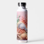 3D aussehende Muscheln, Strand Trinkflasche (Links)