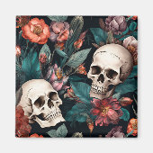3D Autumnal Skulls Magnet (Vorne)