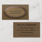 3D Award Style Visitenkarte (Vorne/Hinten)