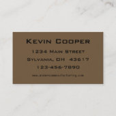 3D Award Style Visitenkarte (Rückseite)