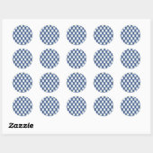 3D-Azores-Flaggenmuster Runder Aufkleber (Blatt)