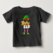 3D Baby Elf Fun Family Matching Baby T-shirt (Vorderseite)