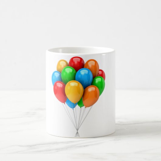 3D-Ballons Kaffeetasse (Mittel)