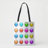3D Balls Buttons Funny Joke Trick Tasche (Vorderseite)