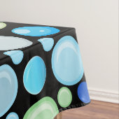 3D-Balls-Muster.01.b Schwarze BG Tischdecke (Beispiel)