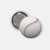 3D-Baseballball Magnet (Vorderseite/Rückseite)