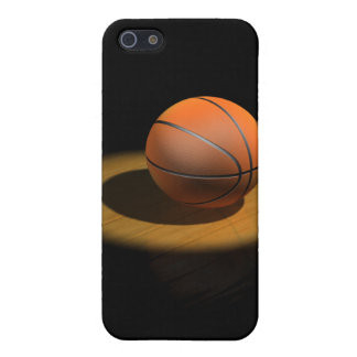 3d Basketball in Spotlight Etui Fürs iPhone 5