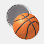 3D Basketball Magnet (Vorderseite/Rückseite)