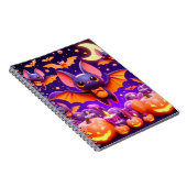 3D bats pumpkins halloween Notizblock (Rechte Seite)