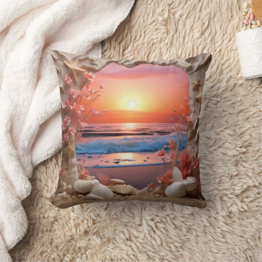 3D beach cushion Kissen (Decke)