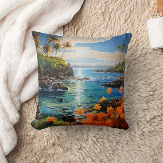 3D beach cushion Kissen (Decke)